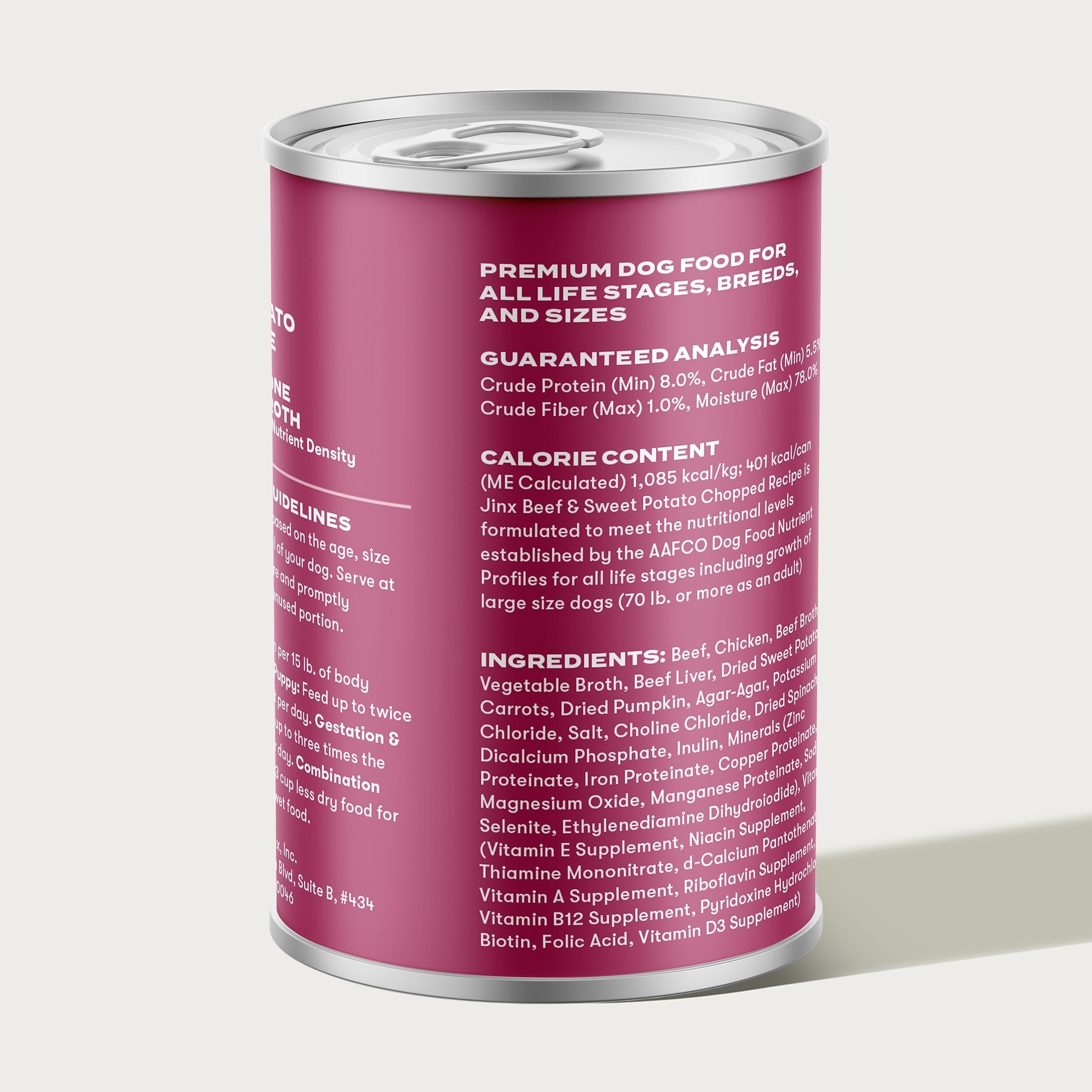 Grain-Free Beef Paté Wet Dog Food
