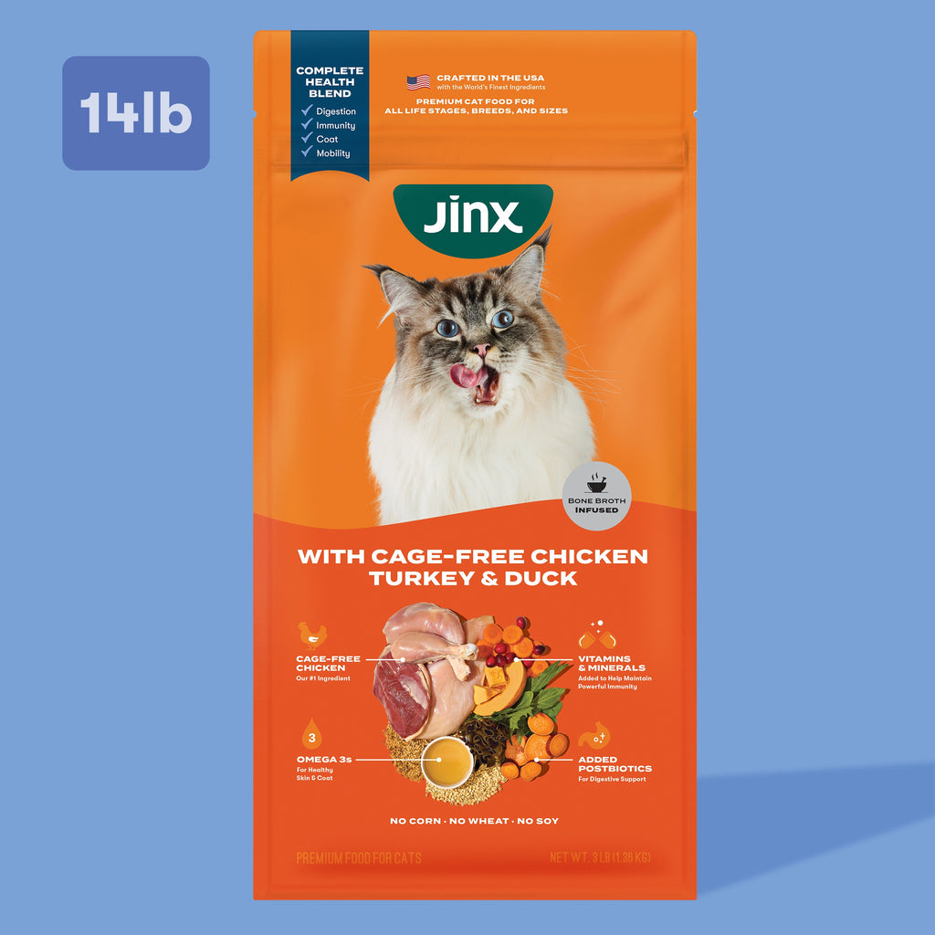 14lb Cage-Free Chicken, Turkey, & Duck Dry Cat Food