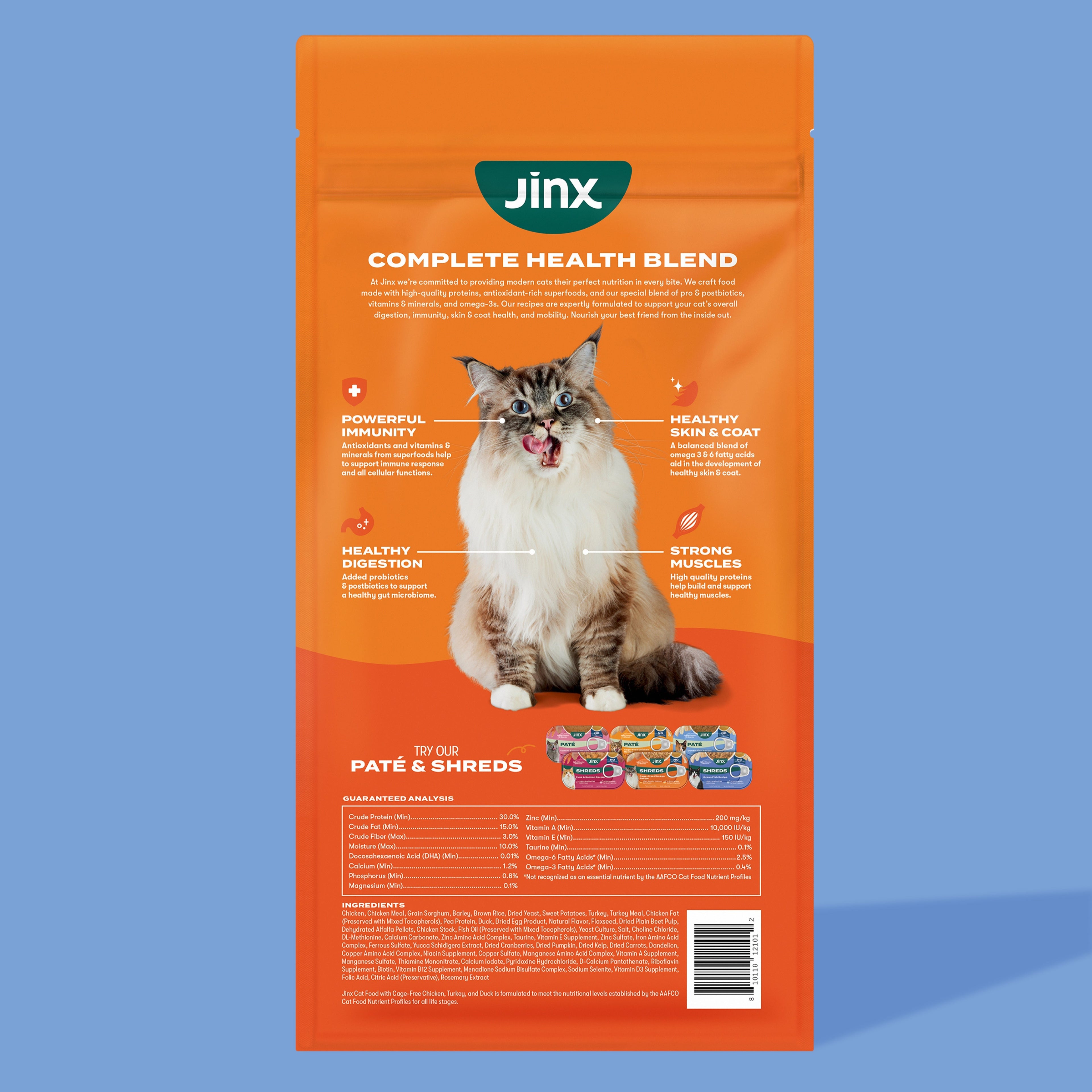 14lb Cage-Free Chicken, Turkey, & Duck Dry Cat Food